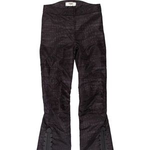 Fendi Black Printed Snow Pants XS